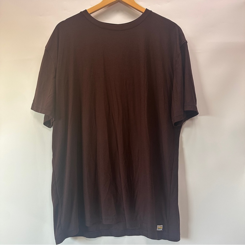Vuori Men’s Unisex XXL Burgundy Brown Red Strato Tech Tee V126 Comfort Lmtd Ed